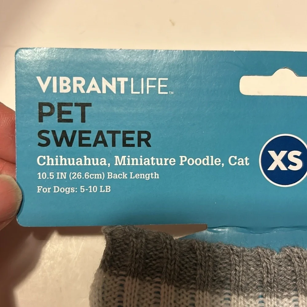 NWOT Knitted Pet Sweater